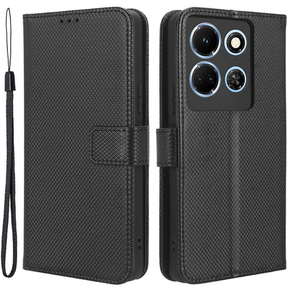 Etui Z Klapk Do Infinix Note G Wallet Smart Magnet Czarne