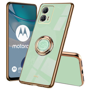 Etui do Motorola Moto G53 5G, Electro Ring, miętowe