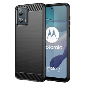 Etui do Motorola Moto G53 5G, Karbon, czarne