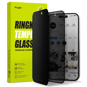 Ringke Szkło Hartowane Prywatyzujące do iPhone 15