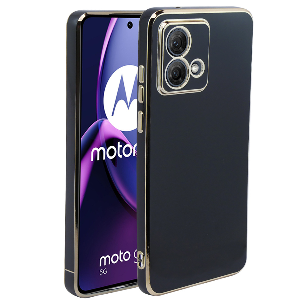 Etui Do Motorola Moto G84 5G Glamour CamShield Czarne Sklep XGSM Pl