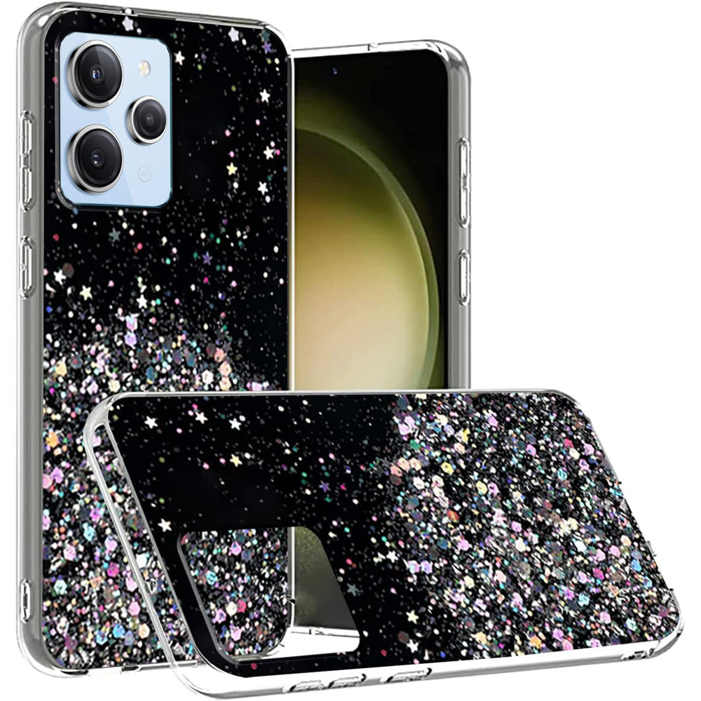 Etui Do Xiaomi Redmi 12 Glittery Czarne Sklep XGSM Pl