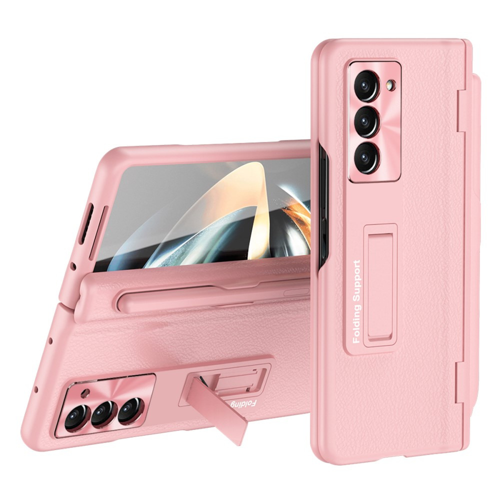 Etui skórzane do Samsung Galaxy Z Fold5 5G Kickstand case z podstawką