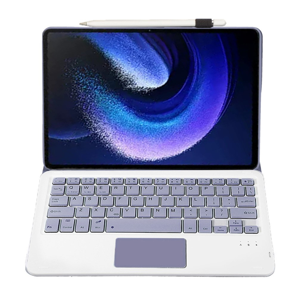 Etui Z Klawiatur Do Xiaomi Pad Pro Touchpad Fioletowe Sklep