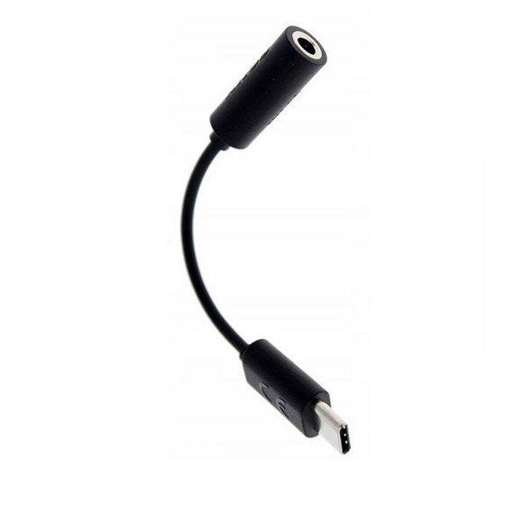 Sony Oryginalny Adapter Audio USB Type-C - Minijack 3,5mm, Black (Bulk)