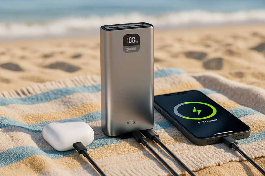 Powerbank - ładowanie telefonu na wakacjach