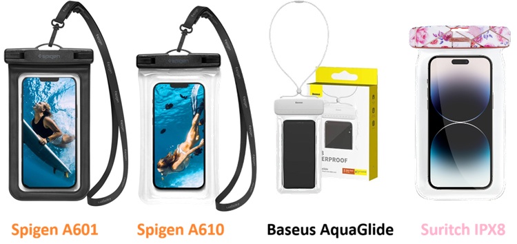 Wodoszczelne etui na telefon saszetki do pływania