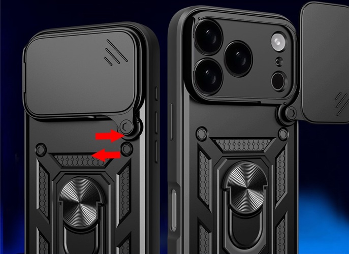 Etui pancerne do iPhone 16 Pro z ochroną aparatu