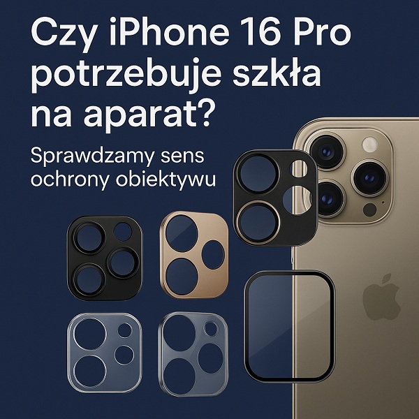 Zabezpieczenie aparatu w iPhone 16 Pro – czy warto stosować szkło?