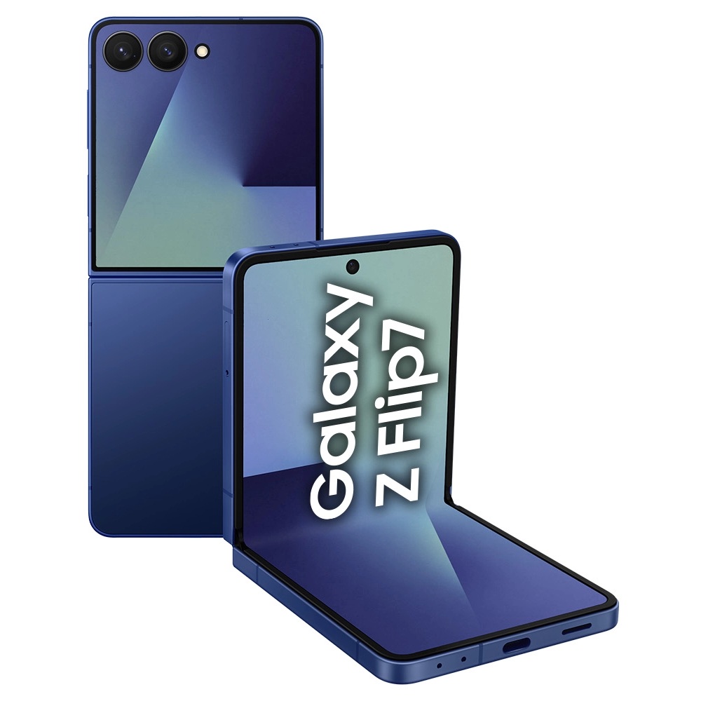 Samsung Galaxy Z Flip7 w kolorze niebieskim