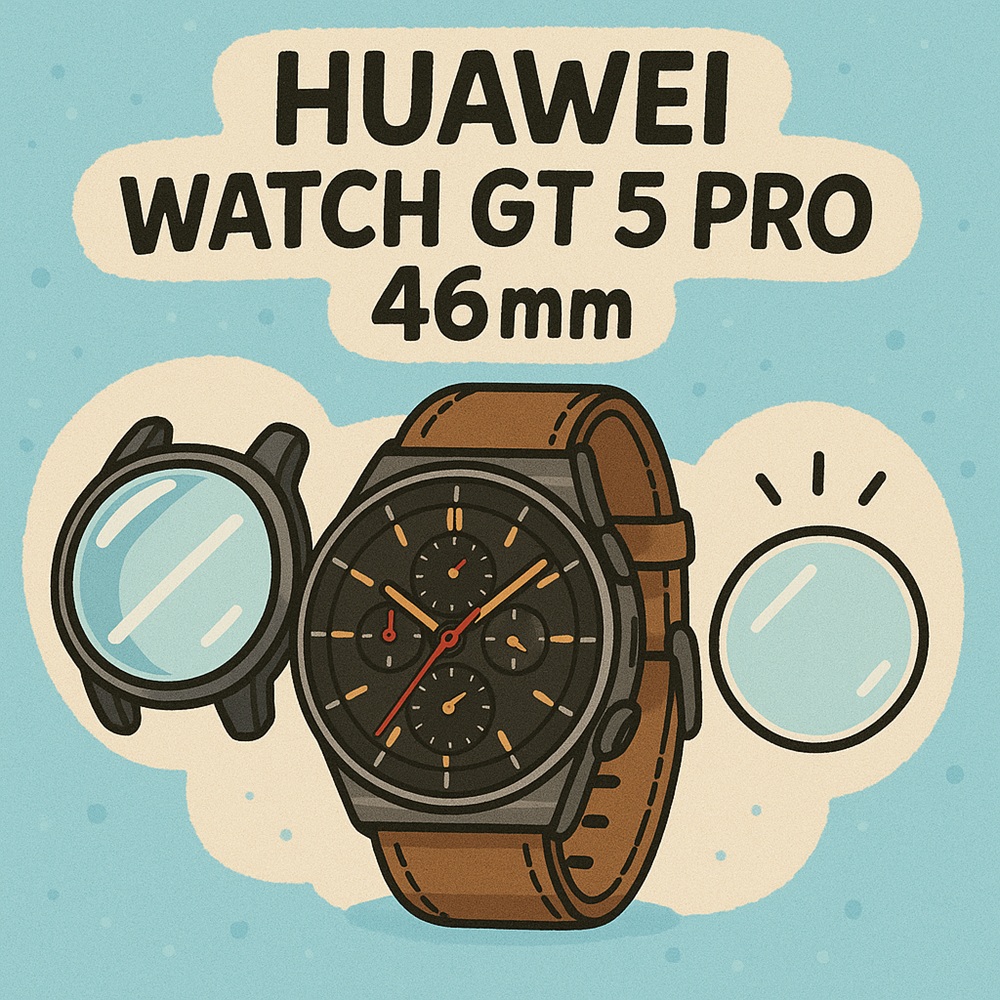 Jak ochronić Huawei Watch GT 5 Pro 46mm? Porównanie etui, szkieł i folii