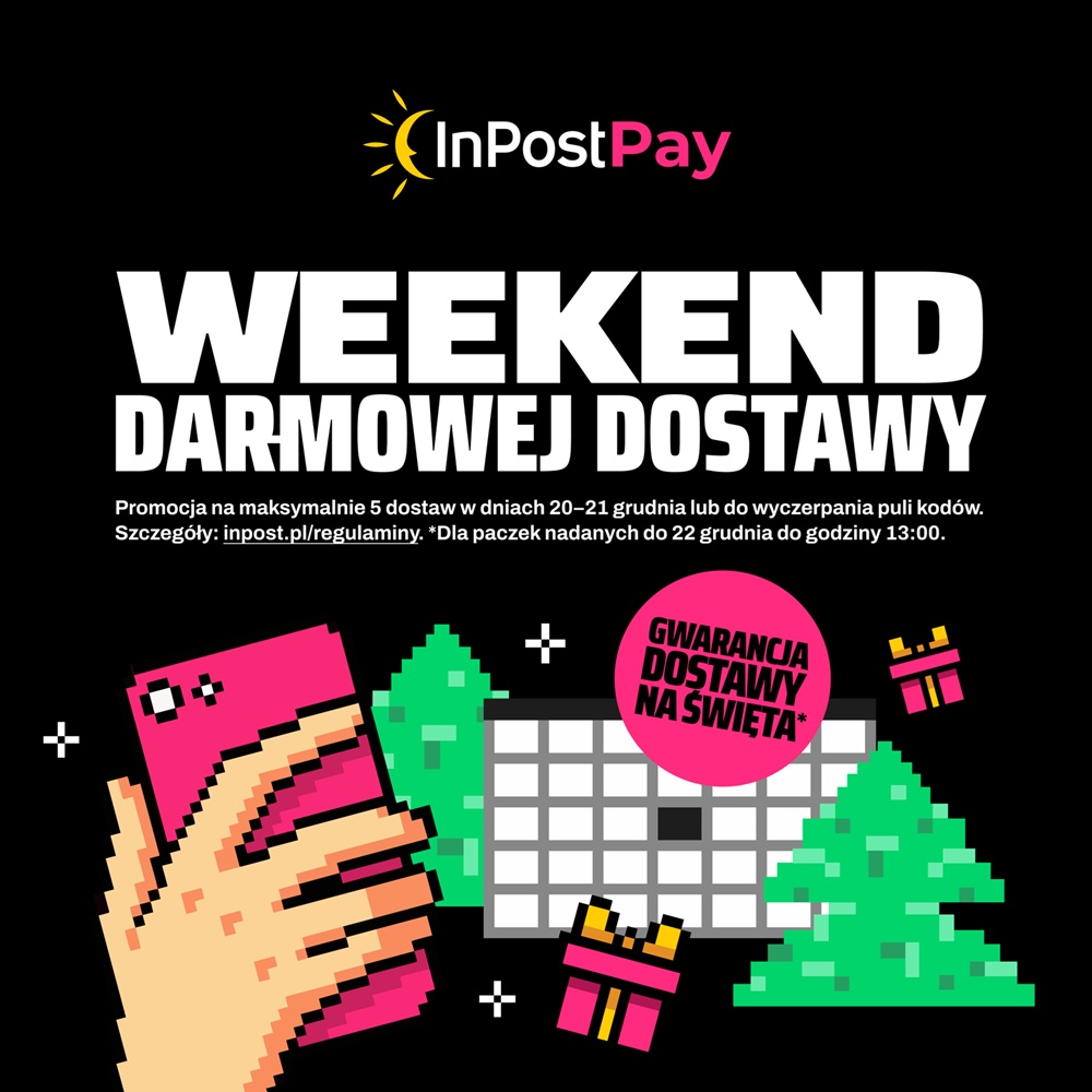 Weekend darmowej dostawy z InPost Pay
