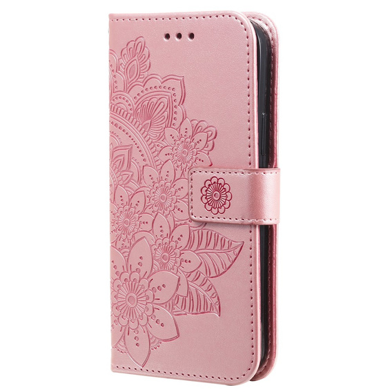 Etui z klapką do Samsung Galaxy M34 5G, Mandala, różowe