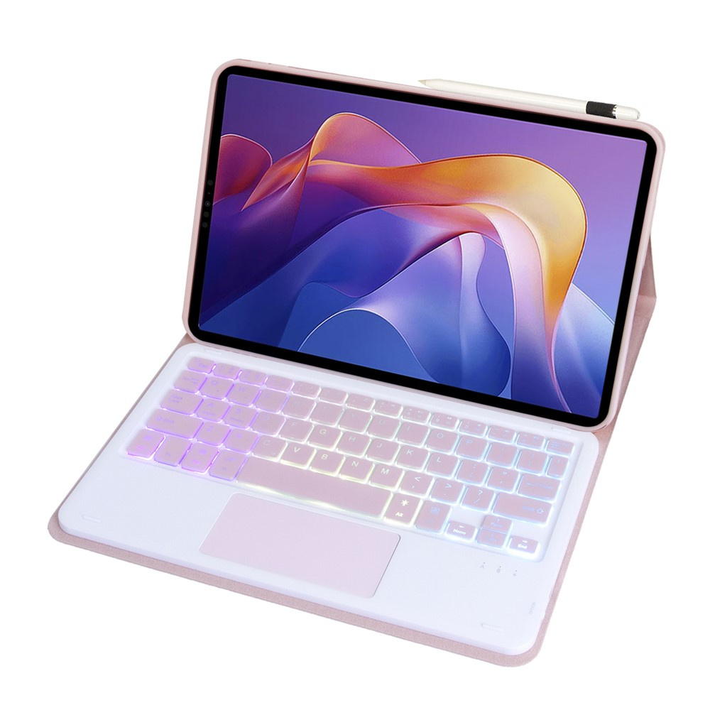 Touchpad w etui do Xiaomi Redmi Pad 2 – wygodne sterowanie bez dotyku, kolor różowy