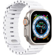Pasek Silikonowy do Apple Watch 1/2/3/4/5/6/7/8/9/10/11/SE Ultra 1/2/3 42/44/45/46/49mm, Biały