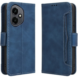 Etui z klapką do Honor 400 5G, Card Slot, granatowe
