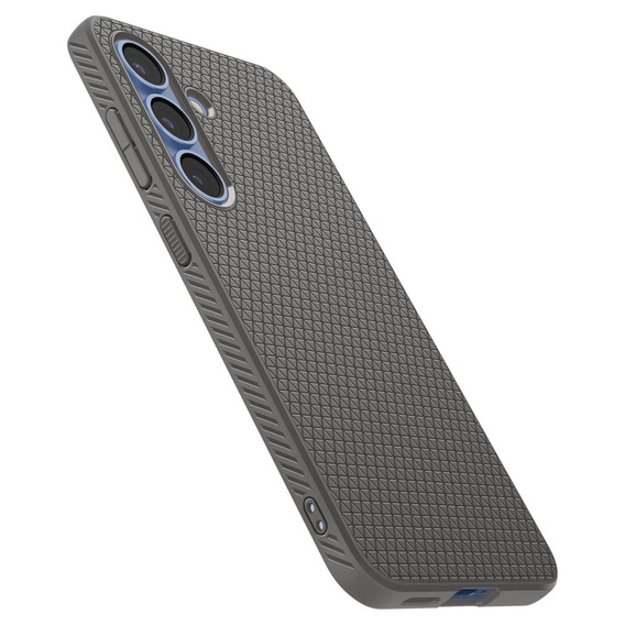 Etui Spigen do Samsung Galaxy S25, Liquid Air, szare + Szkło Hartowane 9H