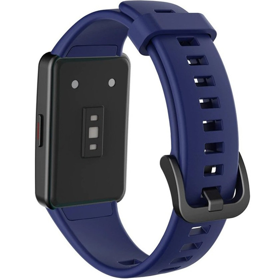 Pasek Silikonowy do Huawei Band 6 / Honor Band 6, Granatowy