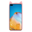 Etui do Huawei P40, Obudowa 3D KOT Case, Różowe