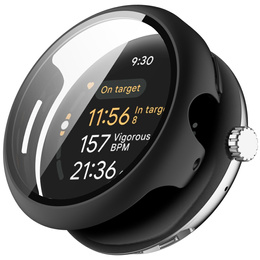 2w1 Etui + Szkło Hartowane do Google Pixel Watch 3 41mm, Czarne