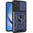 Etui pancerne do Samsung Galaxy M34, CamShield Slide, niebieskie