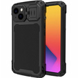 Etui do iPhone 14, CamShield Case, z podstawką, czarne