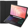 Etui z podświetlaną klawiaturą Bluetooth i touchpadem do Samsung Galaxy Tab S11 – czarne