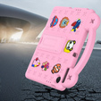 Etui do Lenovo Tab 10.1" TB311FU, Cute Patterns, z podstawką, różowe