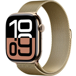 Bransoleta do Apple Watch 1/2/3/4/5/6/7/8/9/10/11/SE Ultra 1/2/3 42/44/45/46/49mm, Złota