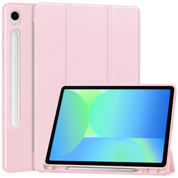 Etui do Samsung Galaxy Tab S10 FE+ Plus, Smartcase z miejscem na rysik, różowe