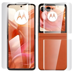 Folia Hydrogel do Motorola Razr 60 Ultra na tylny, przedni i wewnętrzny ekran - przezroczysta