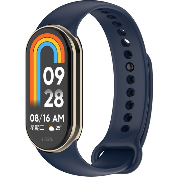 Pasek Silikonowy do Xiaomi Smart Band 10 / 9 / 8, Granatowy