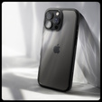 Etui Spigen do iPhone 16 Pro Max, Ultra Hybrid, przezroczyste / czarne + Szkło Hartowane 9H