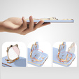 Etui do Xiaomi Redmi 13, Bunny, niebieskie