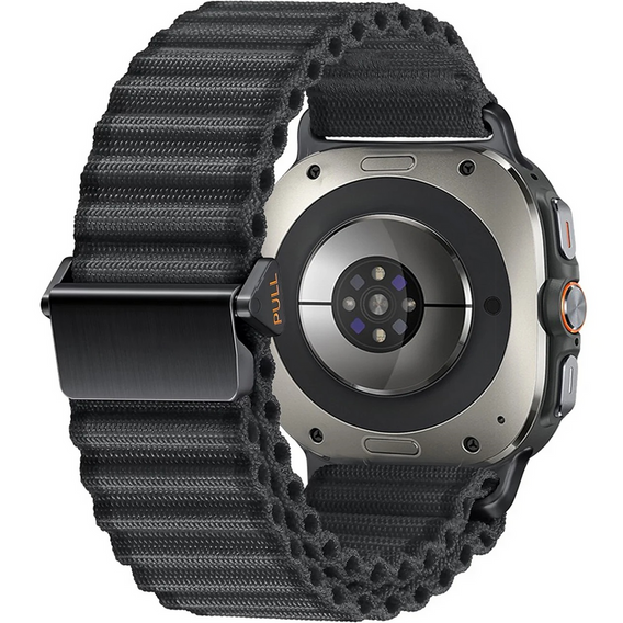 Pasek nylonowy do Samsung Galaxy Watch Ultra 47mm (2025 / 2024), Czarny