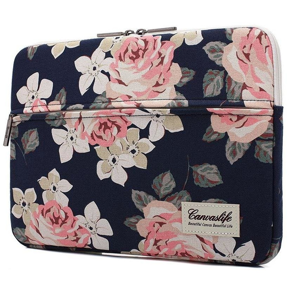 CANVASLIFE Sleeve Etui  Do Laptopa 15-16 Cali - Navy Rose