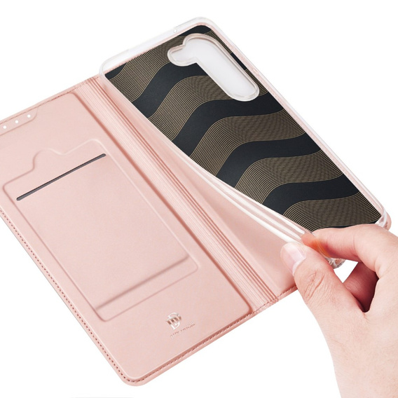 Etui Dux Ducis do Samsung Galaxy S23, Skinpro, różowe rose gold