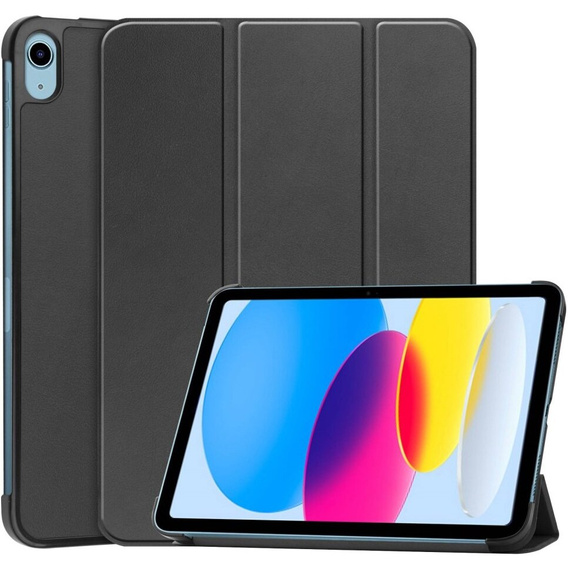 Etui do iPad 10.9" 2022 (10 gen.) / iPad 11" 2025 A16 (11 gen.), Smartcase z miejscem na rysik, czarne