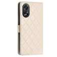 Etui z klapką do Oppo A38 4G / Oppo A18 4G, Wallet, BINFEN COLOR, beżowe