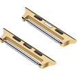 Zapięcie ze stali nierdzewnej do zegarka Apple Watch 1/2/3/4/5/6/7/8/9/10/11/SE Ultra 1/2/3 42/44/45/46/49mm, Gold