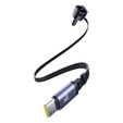 Baseus Enjoyment Max – ładowarka samochodowa 60W z dwoma kablami USB-C, kosmiczna czerń