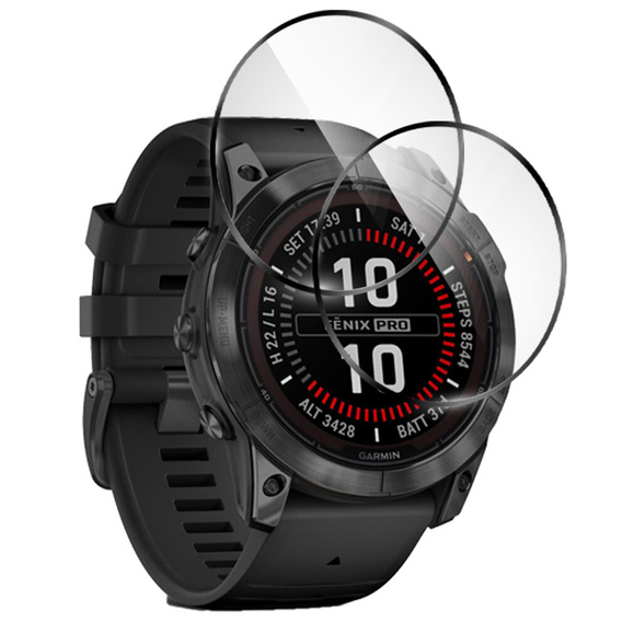 2x Szkło Hybrydowe ERBORD do Garmin Fenix 8 51mm