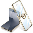 Etui Ring Holder do Samsung Galaxy Z Flip7 5G, złote