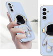 Etui do Samsung Galaxy A36 5G, Astronaut, niebieskie
