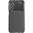 Zestaw Etui do Samsung Galaxy M34 Carbon Gel, czarne + Szkło