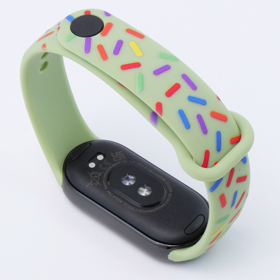 Pasek Silikonowy do Xiaomi Smart Mi Band 8 / Xiaomi Smart Mi Band 9, Zielony