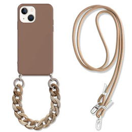 Etui INS Crossbody do iPhone 13, Brązowe