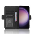 Etui z klapką do Samsung Galaxy S23 FE, Card Slot, czarne