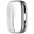 2w1 Etui z Osłoną na ekran do Xiaomi Redmi Watch 3 Active, Srebrne