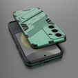 Etui do Samsung Galaxy A56 5G, Military kickstand, zielone